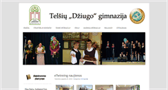 Desktop Screenshot of dziugogimnazija.lt