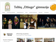 Tablet Screenshot of dziugogimnazija.lt